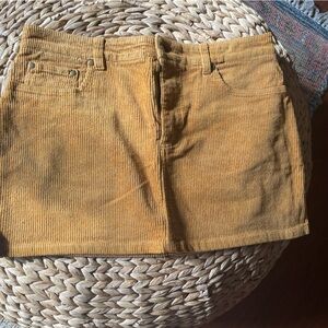Sporting Life Mustard Corduroy Skirt